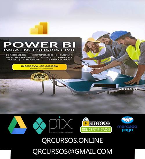 Power BI para Engenharia Civil - Viscari Inc 2025