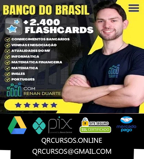 Flashcards para Banco do Brasil - Renan Duarte